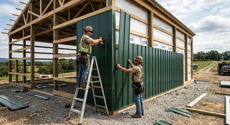 Pole Building Siding Service